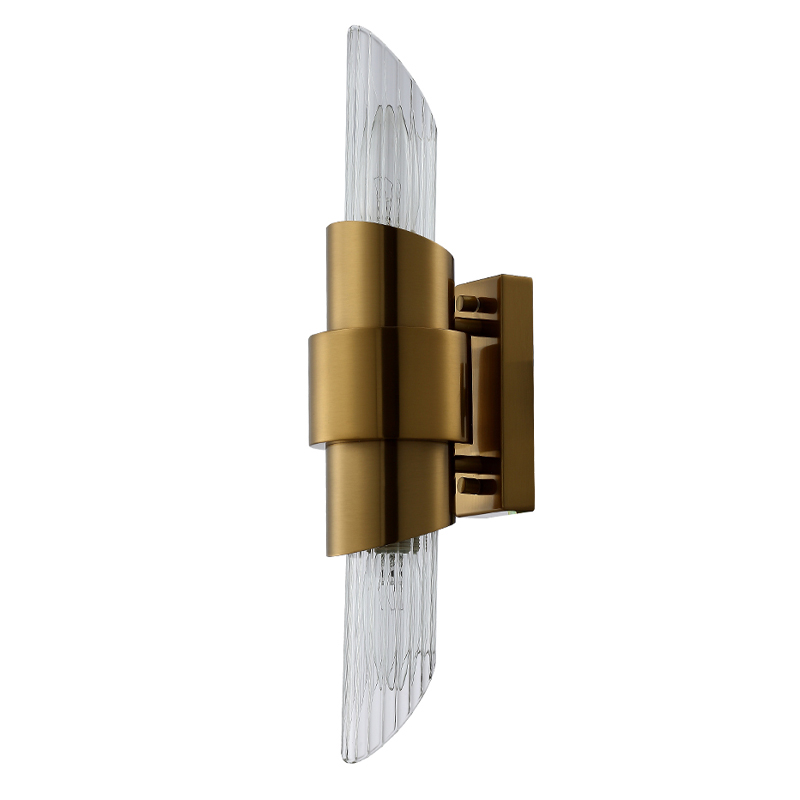 Бра с прозрачным плафоном цилиндрической формы Luxxu Modern Design Бронза Хром Прозрачное Стекло Бра с прозрачным плафоном цилиндрической формы Luxxu Modern Design Бронза Хром Прозрачное Стекло в Липецке | Loft Concept