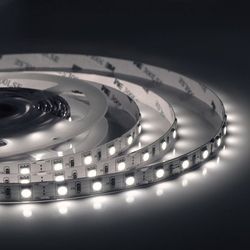 Светодиодная лента 60LED/m 5050SMD холодный белый 5M Белый в Липецке | Loft Concept 