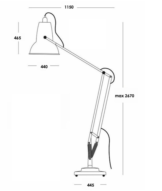 Напольная лампа Anglepoise Giant 1227 Floor Lamp Напольная лампа Anglepoise Giant 1227 Floor Lamp в Липецке