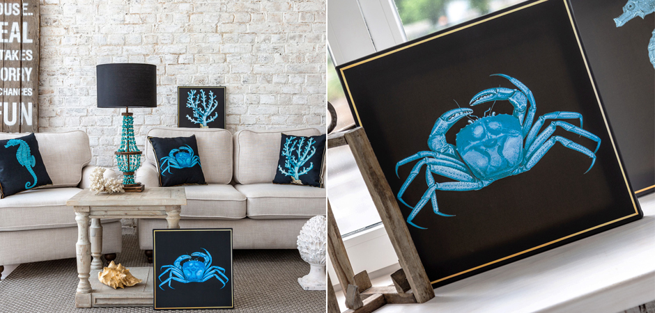 Постер Blue Crab Poster Постер Blue Crab Poster - Loft-Concept в Липецке