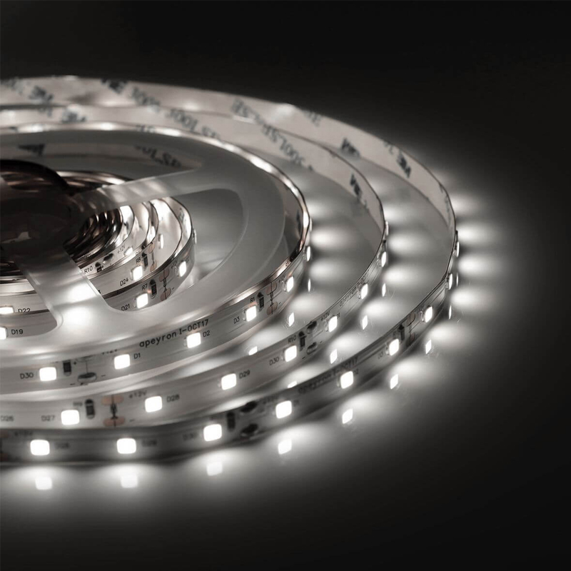 Светодиодная влагозащищенная лента 4,8W/m 60Led/m 3528SMD дневной белый Белый Светодиодная влагозащищенная лента 4,8W/m 60Led/m 3528SMD дневной белый Белый в Липецке | Loft Concept