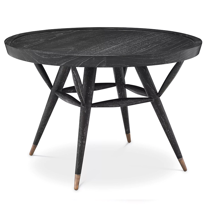 Приставной стол Eichholtz Side Table Phoenix Черный Латунь Приставной стол Eichholtz Side Table Phoenix Черный Латунь в Липецке | Loft Concept