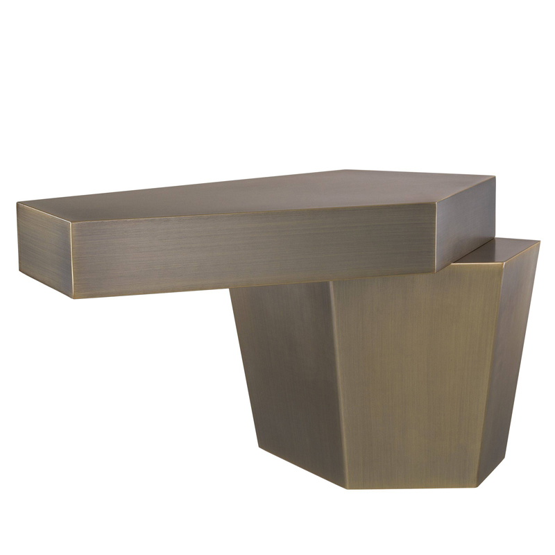 Кофейный стол Eichholtz Coffee Table Calabasas Low brass Латунь Античная полированная Кофейный стол Eichholtz Coffee Table Calabasas Low brass Латунь Античная полированная в Липецке | Loft Concept
