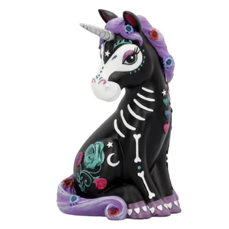 Статуэтка Patterned Unicorn Черный Фиолетовый Белый Статуэтка Patterned Unicorn Черный Фиолетовый Белый в Липецке | Loft Concept