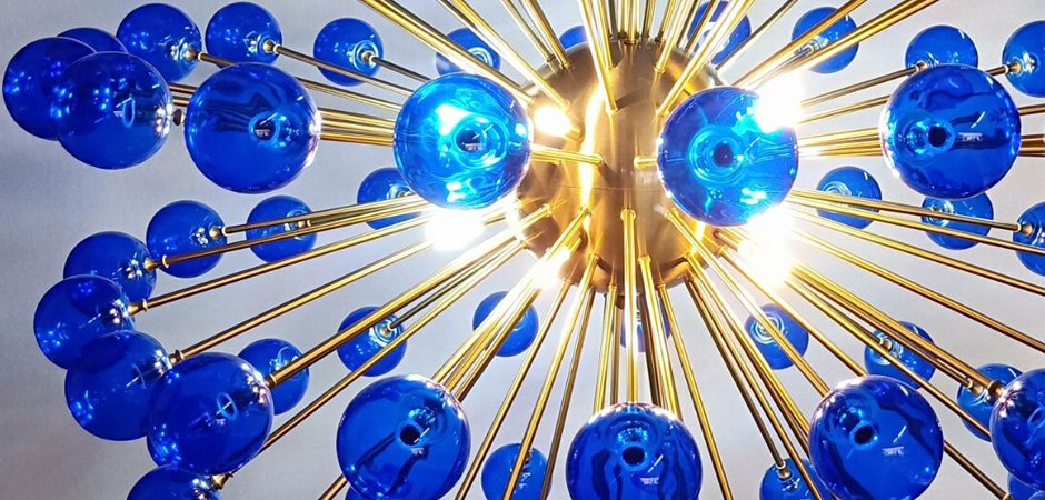 Люстра BLUE MURANO SPUTNIK DV5513 Люстра BLUE MURANO SPUTNIK DV5513 - Loft-Concept в Липецке