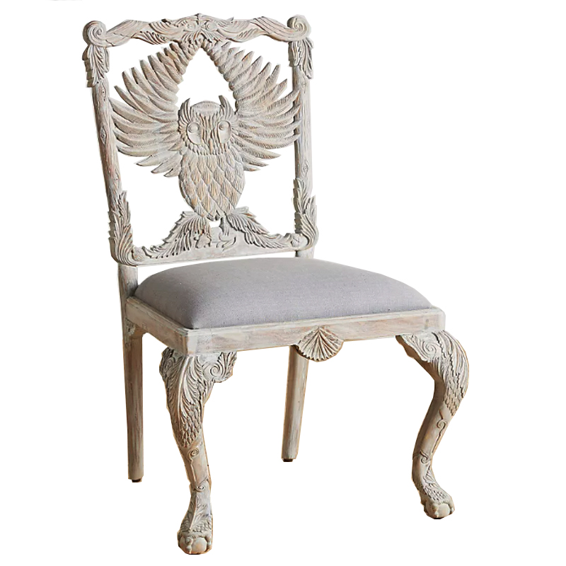 Стул Handcarved Menagerie Owl Dining Chair Светлый дуб Стул Handcarved Menagerie Owl Dining Chair Светлый дуб в Липецке | Loft Concept