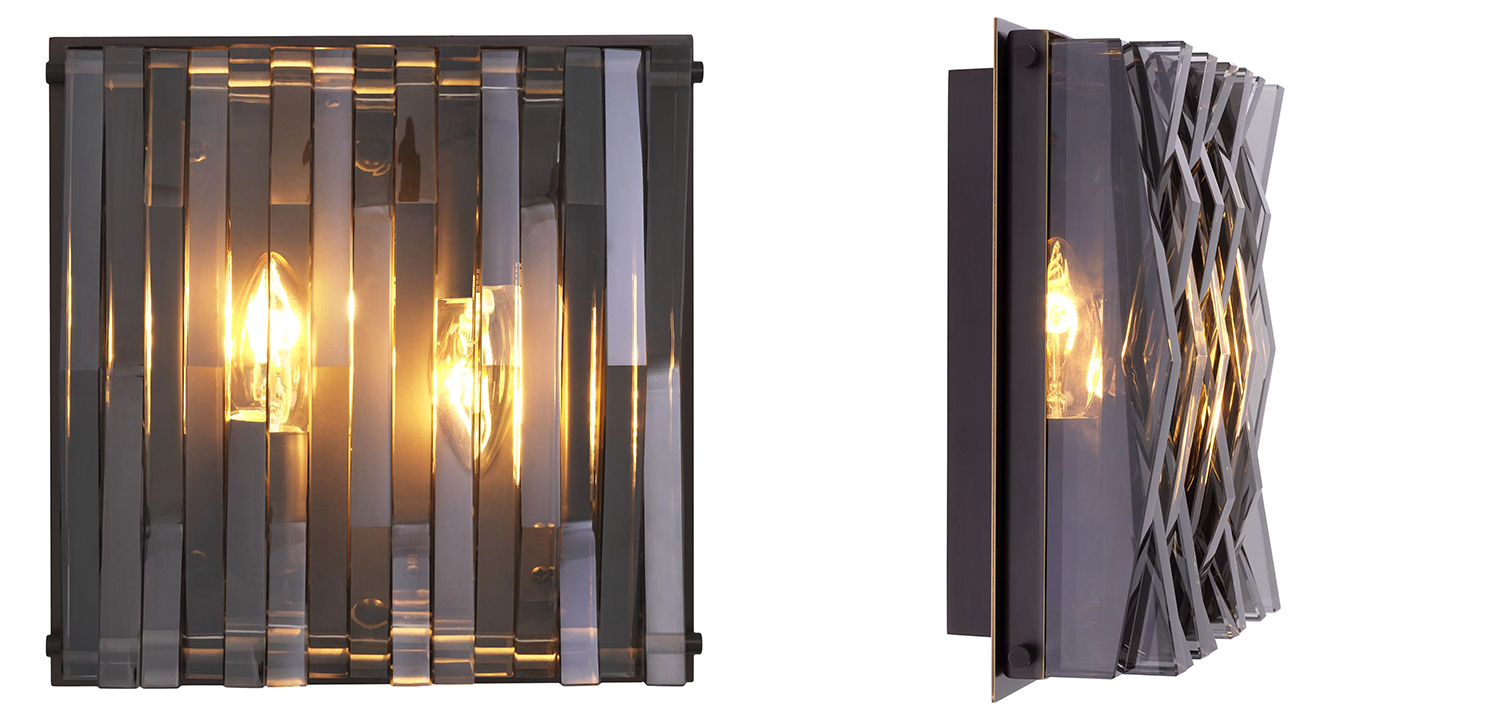 Бра Wall Lamp Nuvola S Smoke - фото