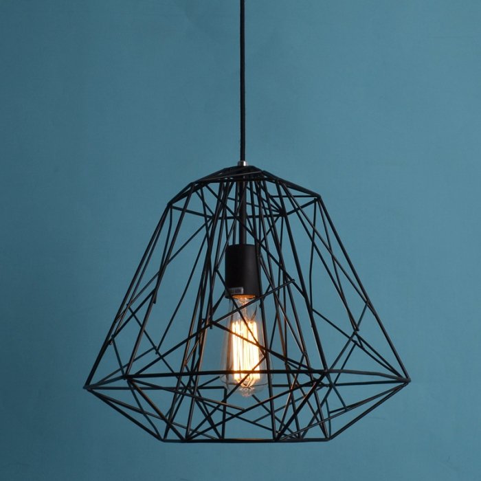 Подвесной светильник  Loft Industrial Bar Nest Черный в Липецке | Loft Concept 