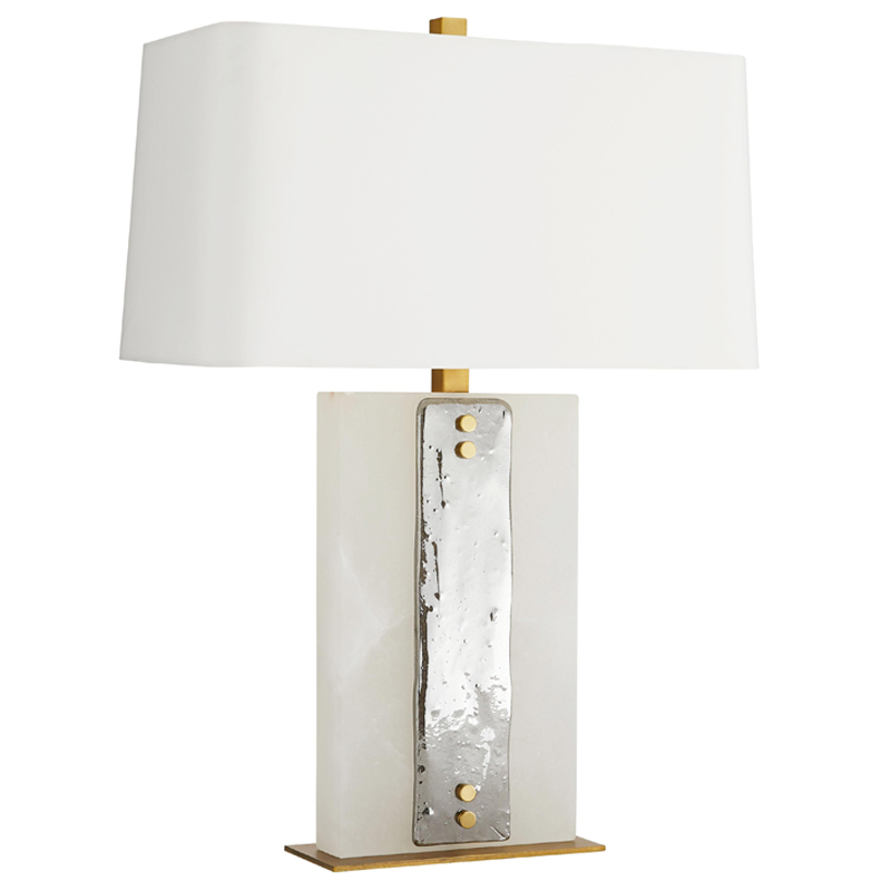 Дизайнерская настольная лампа URIAH LAMP Белый Серый Дизайнерская настольная лампа URIAH LAMP Белый Серый в Липецке | Loft Concept