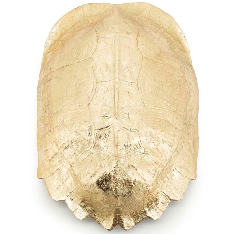 Аксессуар Turtle Shell Goldleaf Золотой Коричневый Аксессуар Turtle Shell Goldleaf Золотой Коричневый в Липецке | Loft Concept