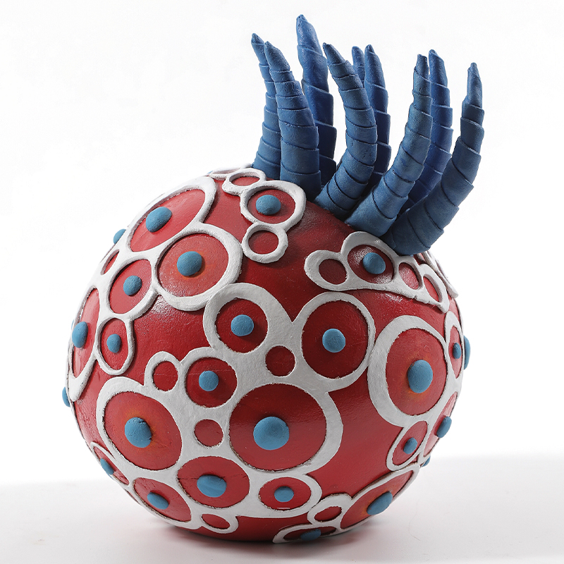 Статуэтка тропический фрукт Tropical Fruit Red Blue Reef Красный Синий Белый Мульти Статуэтка тропический фрукт Tropical Fruit Red Blue Reef Красный Синий Белый Мульти в Липецке | Loft Concept