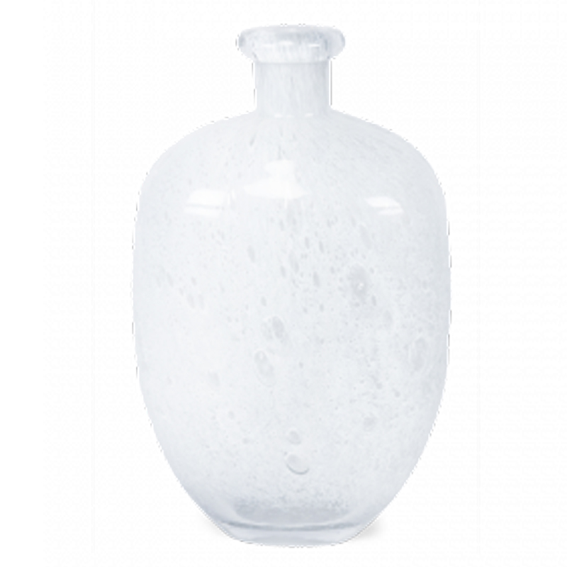 Ваза Air Bubbles Vase glass h36 Белый Ваза Air Bubbles Vase glass h36 Белый в Липецке | Loft Concept