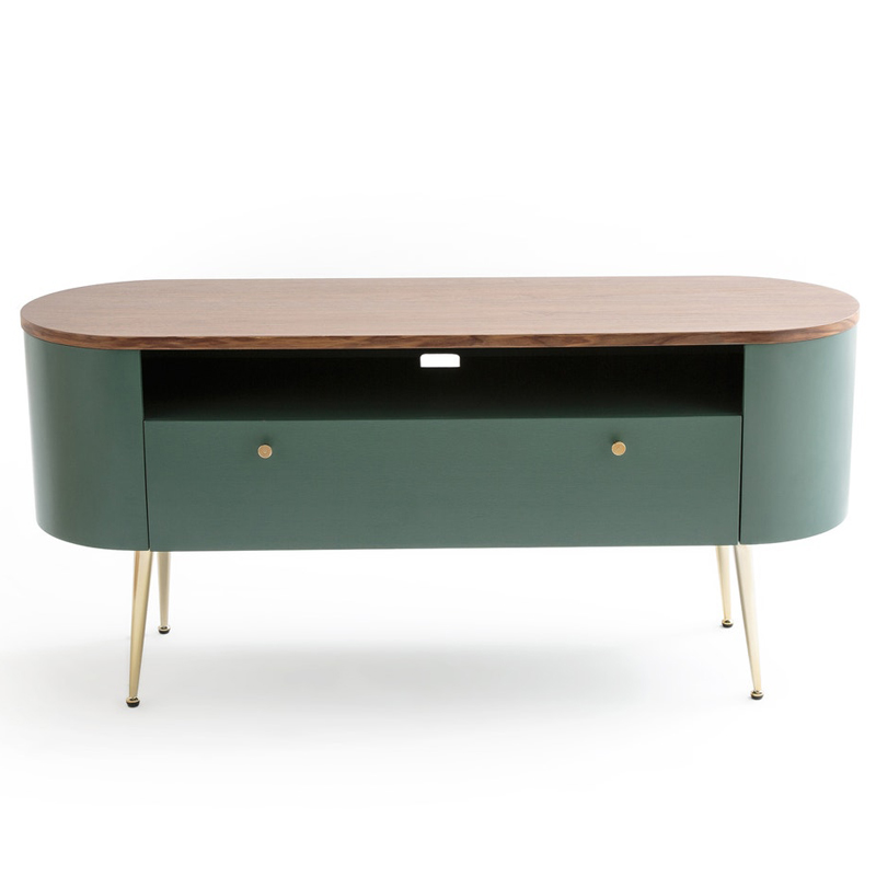 TV-тумба Torborg TV stand Орех Изумрудный Золотой TV-тумба Torborg TV stand Орех Изумрудный Золотой в Липецке | Loft Concept