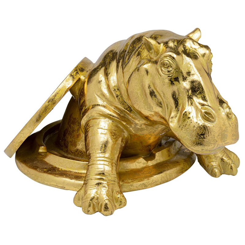 Статуэтка Golden Hippo Золотой Статуэтка Golden Hippo Золотой в Липецке | Loft Concept