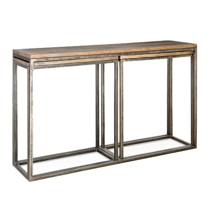 Консоль Industrial Metal Rust Triple Console Table Консоль Industrial Metal Rust Triple Console Table в Липецке | Loft Concept