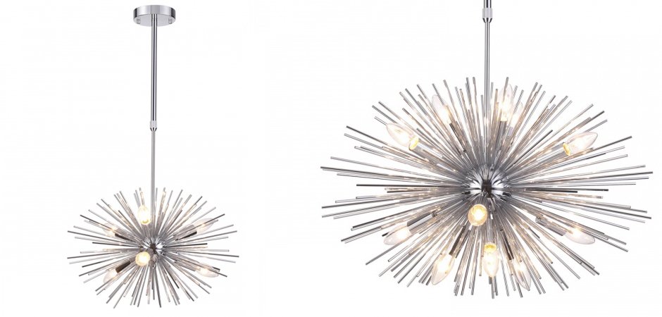 Люстра ASTRA Chandelier Sputnik Chromium Люстра ASTRA Chandelier Sputnik Chromium - Loft-Concept в Липецке
