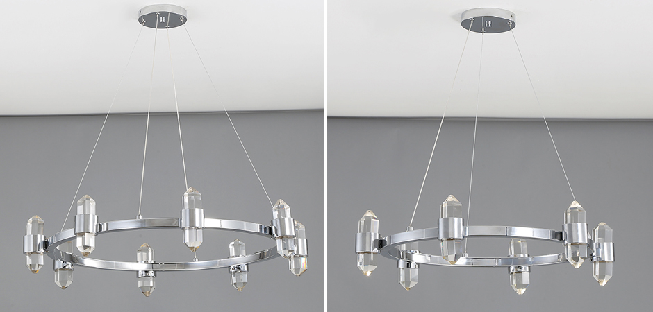 Люстра Crystal Ring Chandelier Chromium Люстра Crystal Ring Chandelier Chromium - Loft-Concept в Липецке