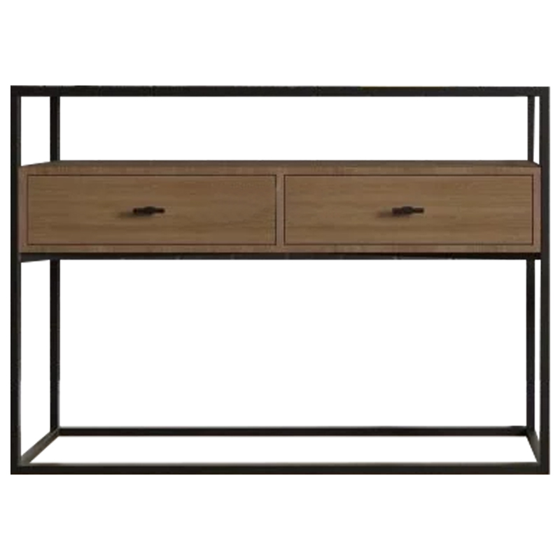 Консоль Bray Console Коричневый Черный Консоль Bray Console Коричневый Черный в Липецке | Loft Concept