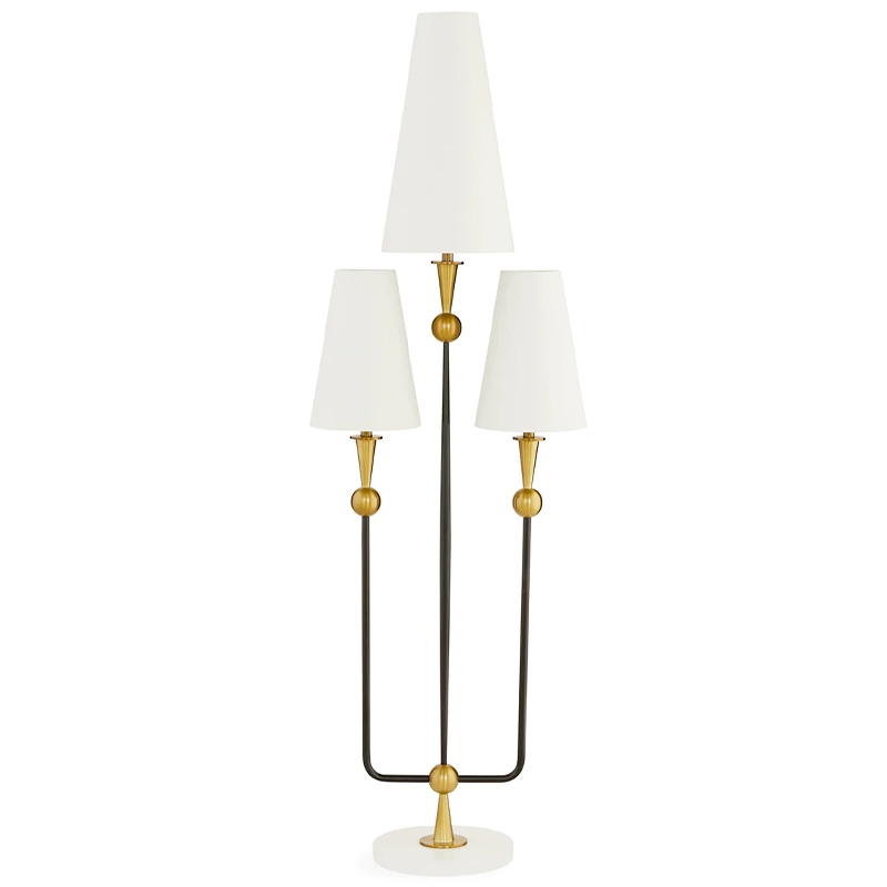 Торшер CARACAS CACTUS FLOOR LAMP Белый Мрамор Bianco Латунь Белый Торшер CARACAS CACTUS FLOOR LAMP Белый Мрамор Bianco Латунь Белый в Липецке | Loft Concept