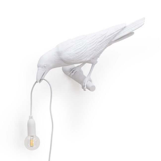 Бра Seletti Bird Lamp White Looking Белый Бра Seletti Bird Lamp White Looking Белый в Липецке | Loft Concept