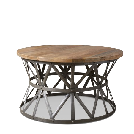 Журнальный стол Industrial Rust Barrel 80 Table Журнальный стол Industrial Rust Barrel 80 Table в Липецке | Loft Concept