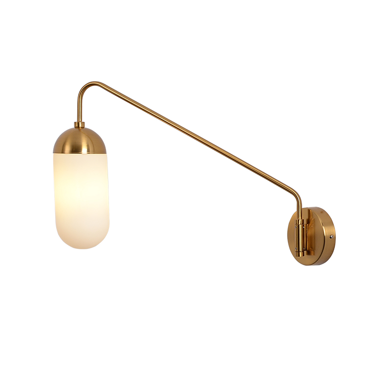 Бра Pelle Sconce, Long Gooseneck Clear Shade Латунь Белый Бра Pelle Sconce, Long Gooseneck Clear Shade Латунь Белый в Липецке | Loft Concept