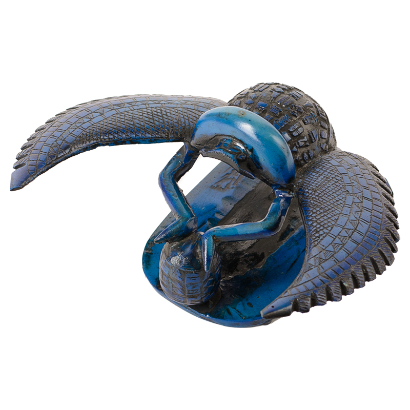 Статуэтка Скарабей Scarab Beetle with Wings blue Лазурь Синий Статуэтка Скарабей Scarab Beetle with Wings blue Лазурь Синий в Липецке | Loft Concept