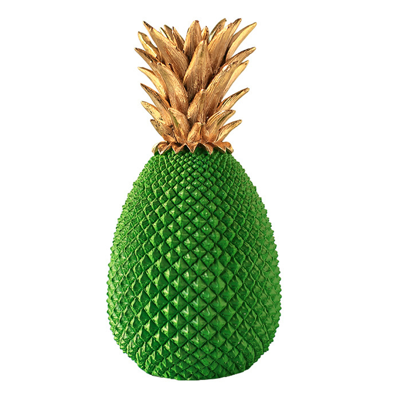 Статуэтка Gold and Green Pineapple II Зеленый Золотой Статуэтка Gold and Green Pineapple II Зеленый Золотой в Липецке | Loft Concept