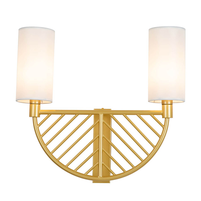 Бра Arch Lattice Wall Lamp матовое золото Белый Бра Arch Lattice Wall Lamp матовое золото Белый в Липецке | Loft Concept