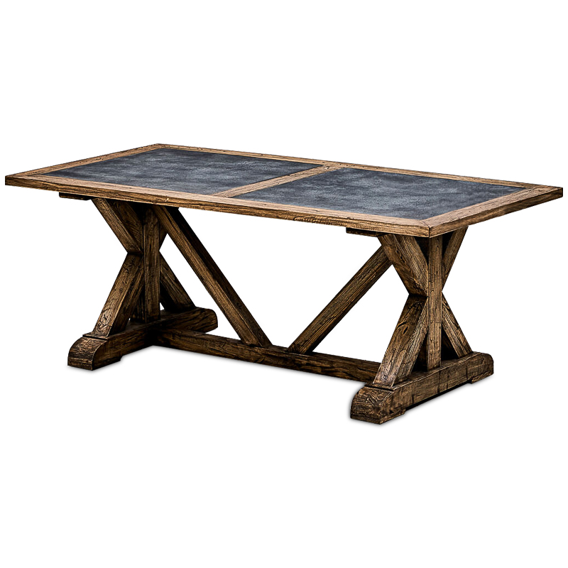 Обеденный стол Iliodor Dinner Table Коричневый Серый Обеденный стол Iliodor Dinner Table Коричневый Серый в Липецке | Loft Concept