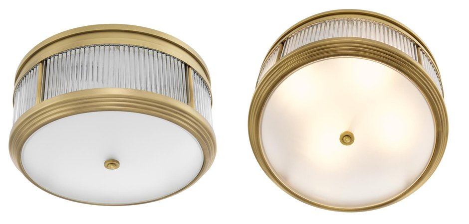 Потолочный светильник Ceiling Lamp Rousseau Antique brass Потолочный светильник Ceiling Lamp Rousseau Antique brass - Loft-Concept в Липецке