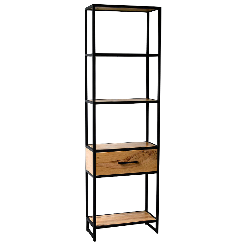Стеллаж Elif Industrial Metal Rust Rack Коричневый Черный Стеллаж Elif Industrial Metal Rust Rack Коричневый Черный в Липецке | Loft Concept