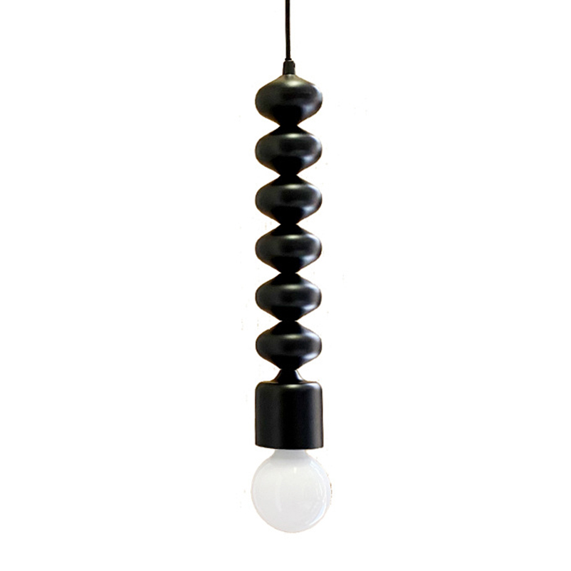 Подвесной светильник металлический черный Spherical Beads Black Черный Подвесной светильник металлический черный Spherical Beads Black Черный в Липецке | Loft Concept