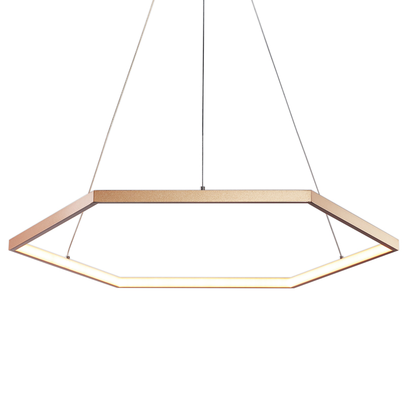 Люстра Hexagon Horizontal Золотой Люстра Hexagon Horizontal Золотой в Липецке | Loft Concept