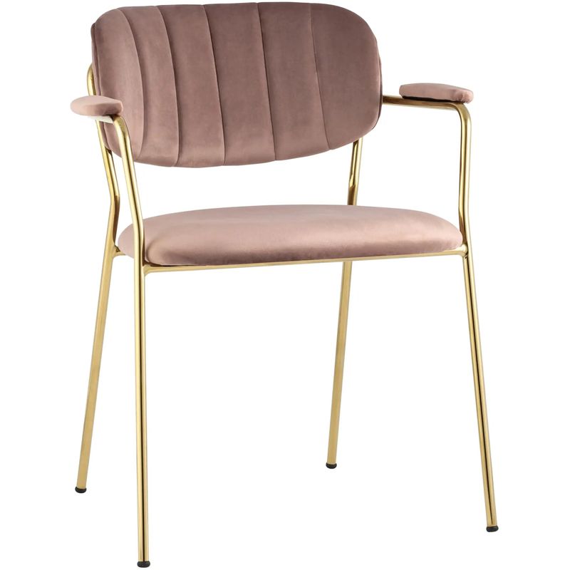 Стул Singer Chair Золотой Металл Пыльная Роза Розовый пастельный Золотой Стул Singer Chair Золотой Металл Пыльная Роза Розовый пастельный Золотой в Липецке | Loft Concept