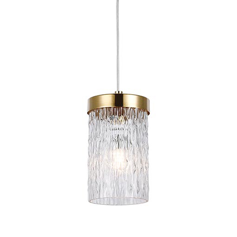 Подвесной светильник Estebe Gold Glass Hanging Lamp Золотой Прозрачный Подвесной светильник Estebe Gold Glass Hanging Lamp Золотой Прозрачный в Липецке | Loft Concept