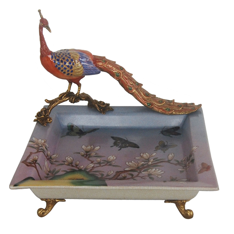 Блюдо Red Peacock Бронза Мульти Блюдо Red Peacock Бронза Мульти в Липецке | Loft Concept