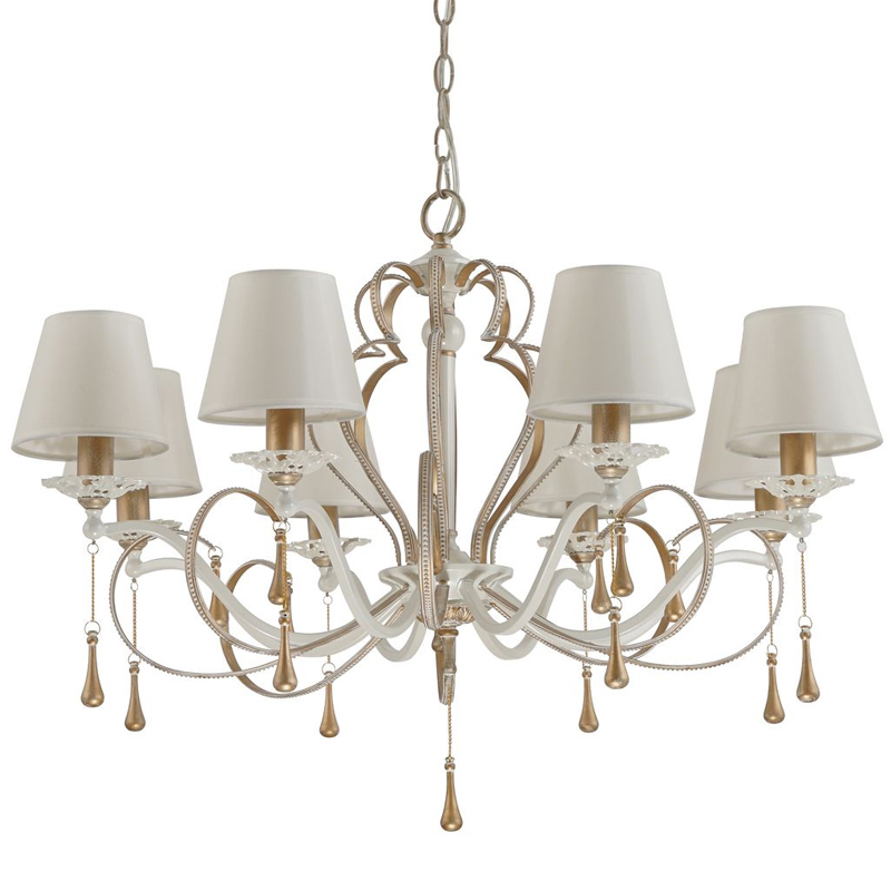 Люстра Batiste Chandelier 80 Золотой Белый Люстра Batiste Chandelier 80 Золотой Белый в Липецке | Loft Concept
