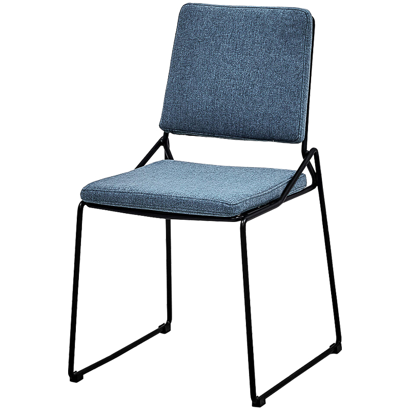 Стул Diglan Stool Светло-синий Черный Стул Diglan Stool Светло-синий Черный в Липецке | Loft Concept
