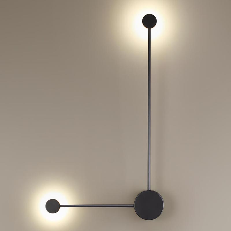 Бра Pin Wall Light Black Angle Черный Бра Pin Wall Light Black Angle Черный в Липецке | Loft Concept