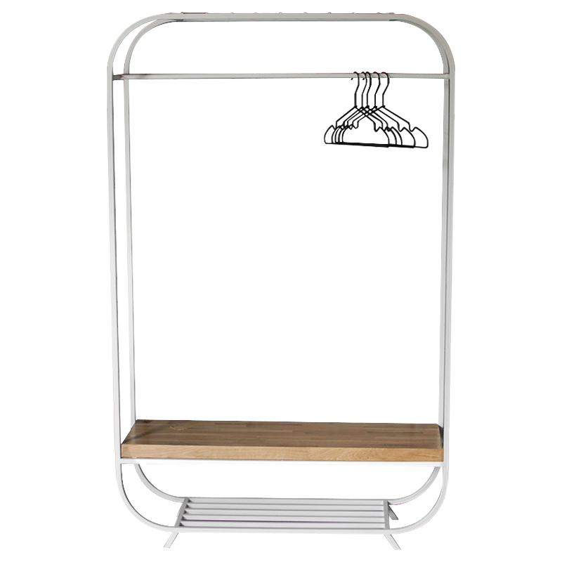 Рейл Lucco Industrial Metal Rust Clothes Rail Древесина Белый Рейл Lucco Industrial Metal Rust Clothes Rail Древесина Белый в Липецке | Loft Concept