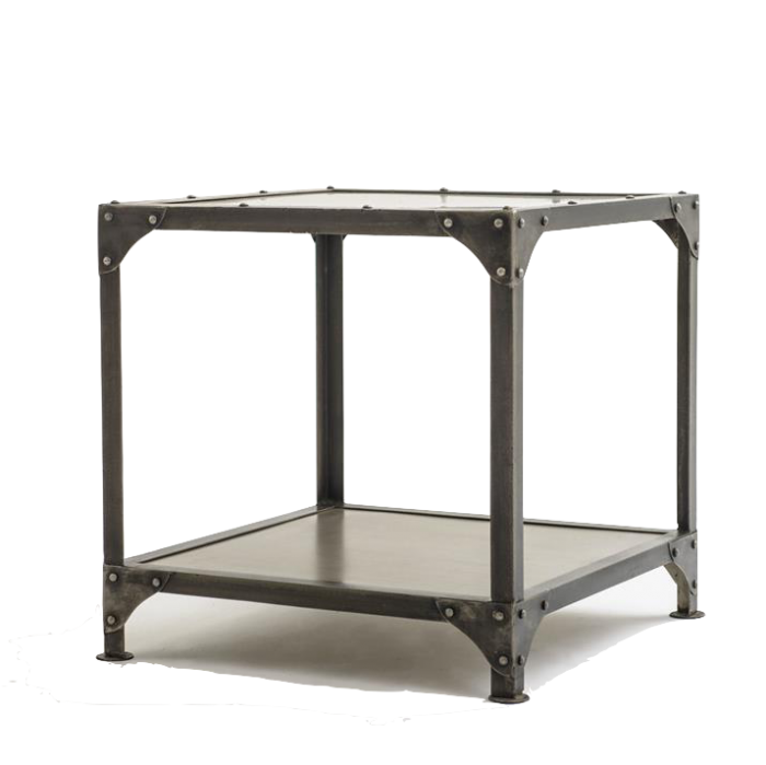 Кофейный стол Industrial Steampunk Nickel Side Table Кофейный стол Industrial Steampunk Nickel Side Table в Липецке | Loft Concept