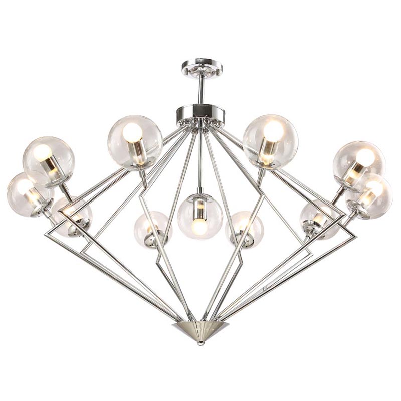 Люстра Liebaud Chandelier 11 lamp Хром Люстра Liebaud Chandelier 11 lamp Хром в Липецке | Loft Concept