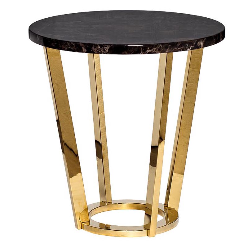 Приставной стол Serker Side Table Золотой Приставной стол Serker Side Table Золотой в Липецке | Loft Concept