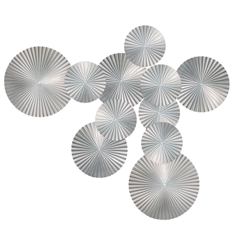 Арт-объект Apollo Silver Wall Plaque Disc 11 Серебряный Арт-объект Apollo Silver Wall Plaque Disc 11 Серебряный в Липецке | Loft Concept