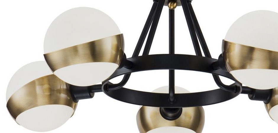 Люстра Hold Ball Brass Chandelier 5 Люстра Hold Ball Brass Chandelier 5 - Loft-Concept в Липецке