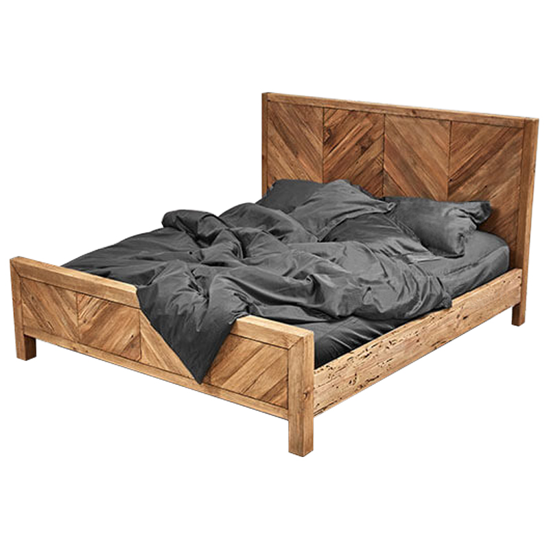 Кровать деревянная в кантри стиле Paddy Country Bed Коричневый Древесина Кровать деревянная в кантри стиле Paddy Country Bed Коричневый Древесина в Липецке | Loft Concept