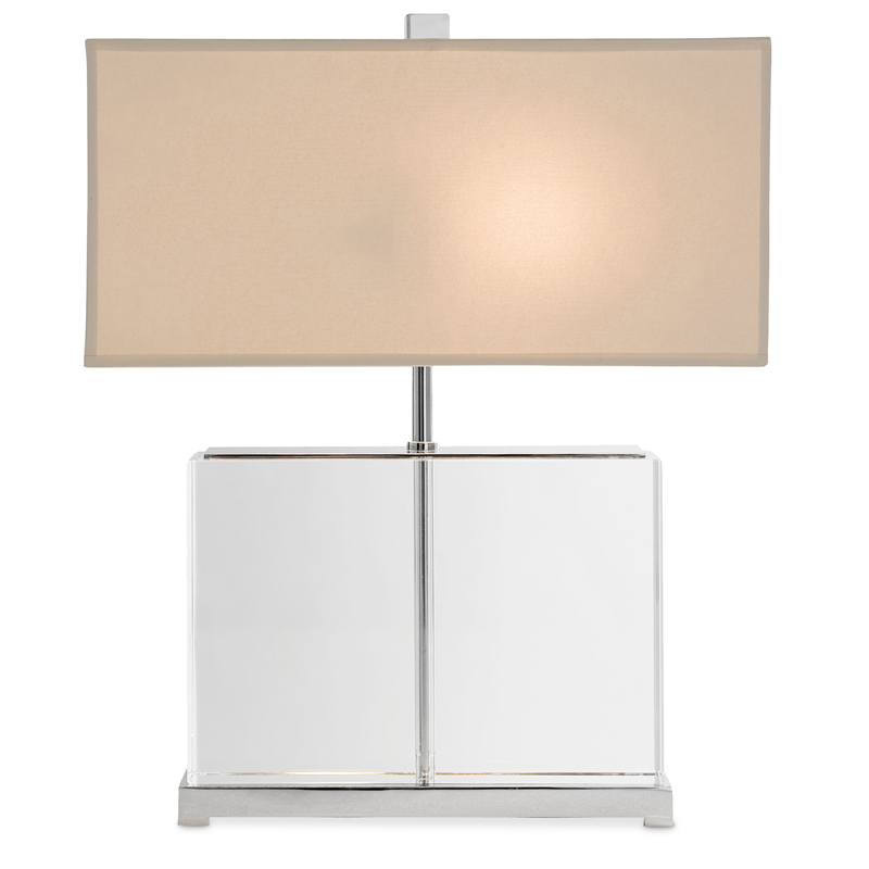 Настольная лампа Eichholtz Table Lamp Warwick Прозрачный Белый Настольная лампа Eichholtz Table Lamp Warwick Прозрачный Белый в Липецке | Loft Concept
