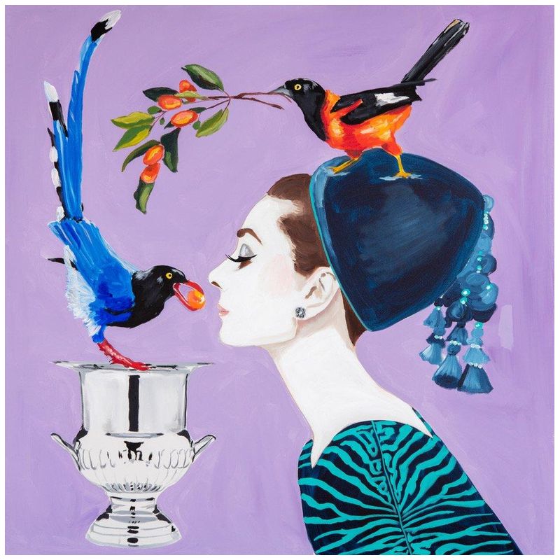 Картина Audrey with Birds and Kumquats Мульти Картина Audrey with Birds and Kumquats Мульти в Липецке | Loft Concept