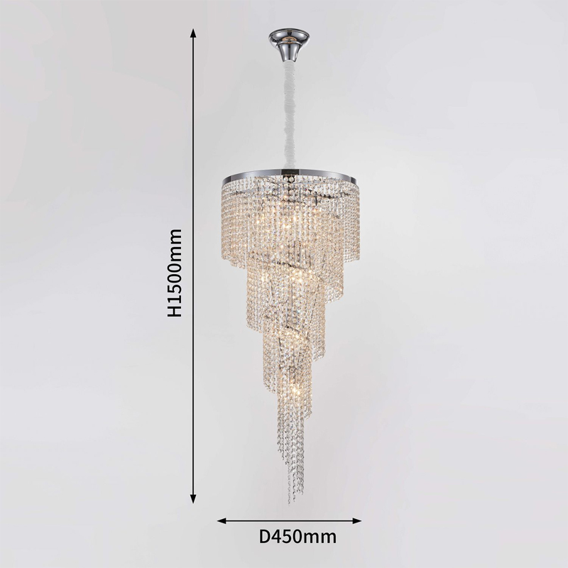 Хрустальная люстра Crystal Art Nickel D45 см Хрустальная люстра Crystal Art Nickel D45 см в Липецке